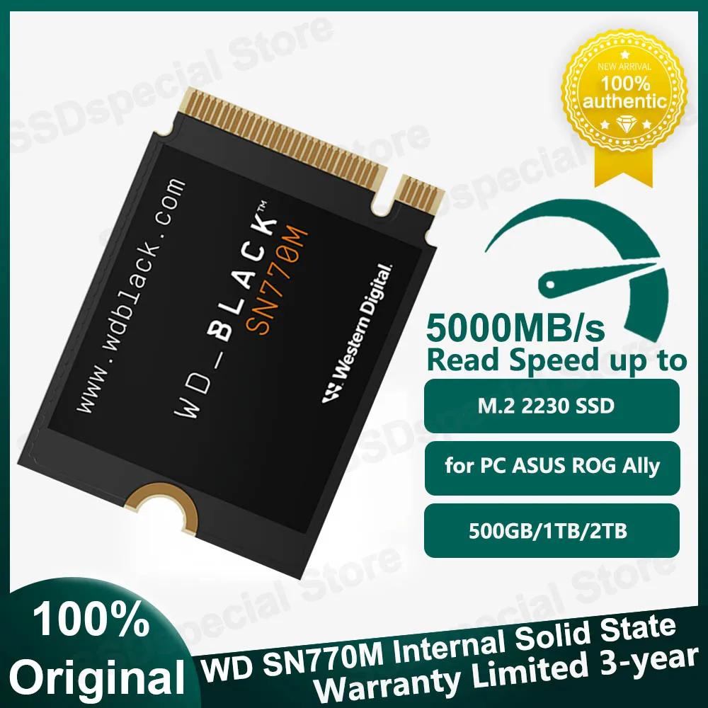 WD_BLACK WD SN770M M.2 2230 NVMe SSD  ָ Ʈ, 500GB, 1TB, 2TB, ִ 5150MB/s б ӵ, ޴ ӱ